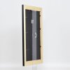 Cadre Effect en bois massif Profil 30 noir 9x13 cm verre antireflet