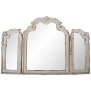 Clayre & Eef 52S240 Miroir mural 66x84 cm Blanc Bois...