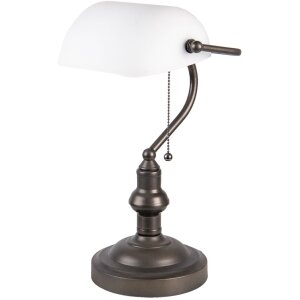 Lampe de bureau blanche Ø 27x40 cm E27-max 1x60W 5LL-5125W