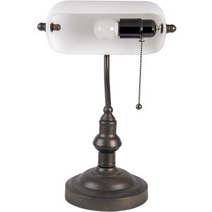 Lampe de bureau blanche Ø 27x40 cm E27-max 1x60W 5LL-5125W