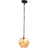 Lampe à suspendre Tiffany rose Ø 25x90 cm E14-max 1x40W 5LL-6093