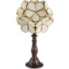 Lampe de table Tiffany crème 21x21x38 cm E14-max 1x25W 5LL-6095