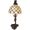 Lampe de table Tiffany crème 28x20x41 cm E14-max 1x25W 5LL-6097