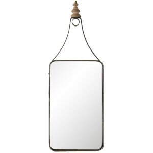 Miroir noir 18x1x52 cm 62S227