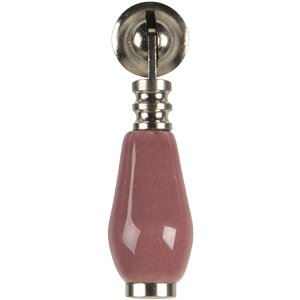 Bouton de porte rose 2x6 cm 64770