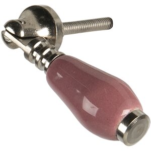 Bouton de porte rose 2x6 cm 64770