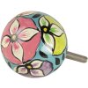 Bouton de porte multicolore 3x7 cm 64797