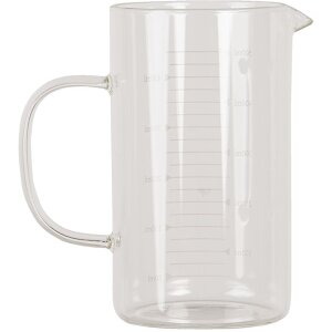 Bidon - verre doseur transparent 13x8x14 cm 6GL2926