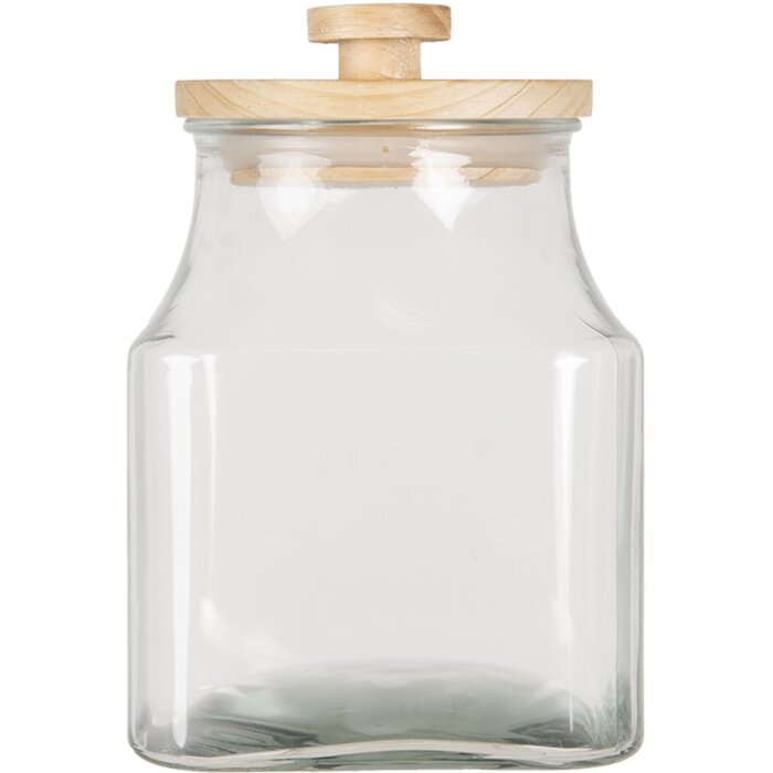 Pot de réserve transparent Ø 15x23 cm - 2800 ml 6GL3004