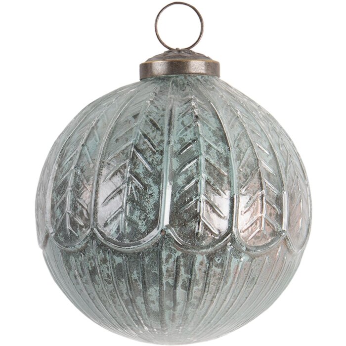 Boule de Noël verte Ø 10 cm 6GL3193