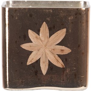 Bougeoir - Porte-bougie or 7x7x9 cm 6GL3211