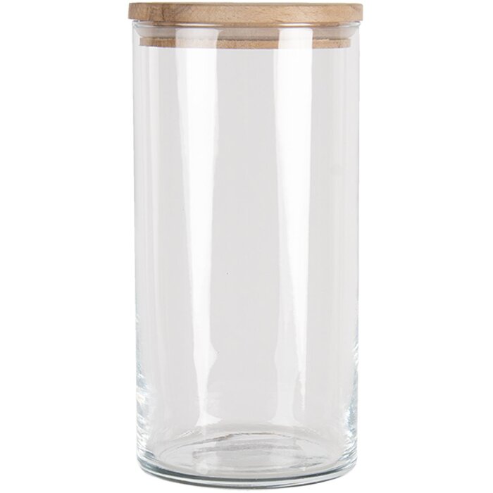 Pot de réserve avec couvercle transparent Ø 10x20 cm - 1250 ml 6GL3427