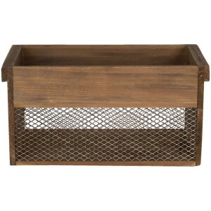 Coffret en bois marron 32x19x16 - 23x16x15 cm 6H1996