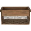 Coffret en bois marron 32x19x16 - 23x16x15 cm 6H1996