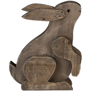 Décoration Lapin marron 20x12x26 cm 6H2022