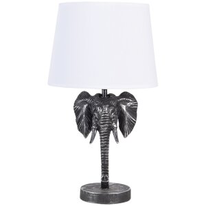 Lampe de table éléphant noir 25x25x41 cm...