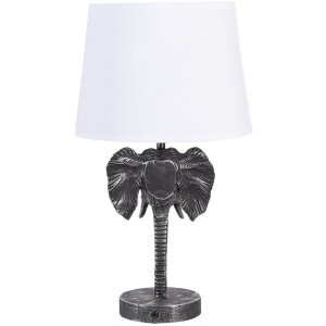 Lampe de table éléphant noir 25x25x41 cm E27-max 1x60W 6LMC0052