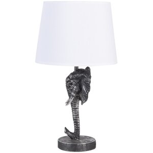 Lampe de table éléphant noir 25x25x41 cm E27-max 1x60W 6LMC0052