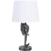 Lampe de table éléphant noir 25x25x41 cm E27-max 1x60W 6LMC0052