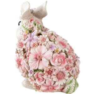 Décoration Lapin multicolore 19x12x18 cm 6PR3333