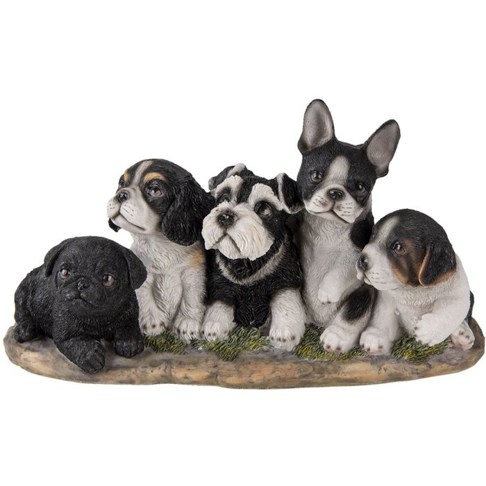 Décoration Chiens multicolore 33x12x17 cm 6PR3340