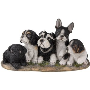 Décoration Chiens multicolore 33x12x17 cm 6PR3340