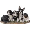 Décoration Chiens multicolore 33x12x17 cm 6PR3340