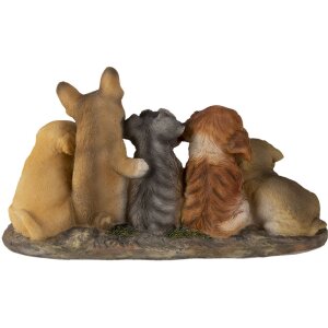 Décoration Chiens multicolore 33x12x17 cm 6PR3341