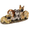 Décoration Chiens multicolore 33x12x17 cm 6PR3341