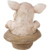 Décoration cochon multicolore 13x12x14 cm 6PR3347