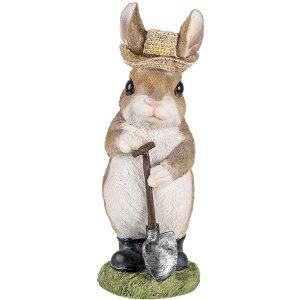 Décoration Lapin marron 9x8x22 cm 6PR3373