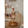 Cloche en verre avec casse-noix or Ø 12x24 cm LED 6PR3416