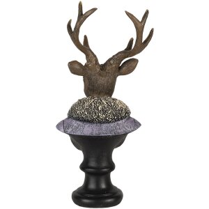 Décoration cerf multicolore 10x9x23 cm 6PR4612