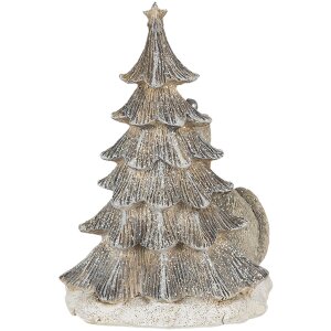 Décoration Chat au sapin de Noël gris 12x9x16 cm LED 6PR4629