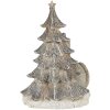 Décoration Chat au sapin de Noël gris 12x9x16 cm LED 6PR4629