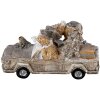 Décoration Animaux en voiture multicolore 15x7x9 cm 6PR4638