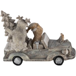 Décoration Animaux en voiture multicolore 16x8x11 cm 6PR4639