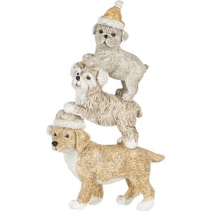 Décoration Chiens multicolore 10x4x18 cm 6PR4646