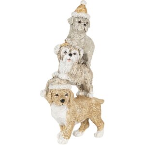 Décoration Chiens multicolore 10x4x18 cm 6PR4646