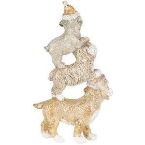 Décoration Chiens multicolore 10x4x18 cm 6PR4646