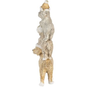 Décoration Chiens multicolore 10x4x18 cm 6PR4646