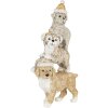 Décoration Chiens multicolore 10x4x18 cm 6PR4646