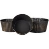 Support pour plantes noir Ø 24x11 - Ø 21x10 - Ø 19x8 cm 6Y4625