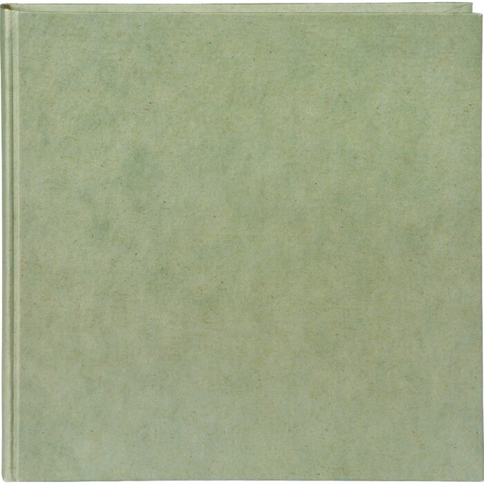 Goldbuch Album photo papier de chanvre Smoke Green 25x25 cm 60 pages blanches