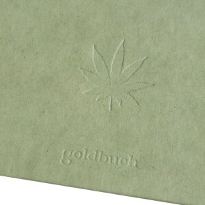 Goldbuch Album photo papier de chanvre Smoke Green 25x25 cm 60 pages blanches