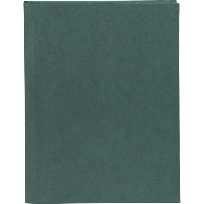 Goldbuch carnet de notes Papier de chanvre Midnight Green 15x22 cm 200 pages blanches