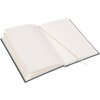 Goldbuch carnet de notes Papier de chanvre Midnight Green 15x22 cm 200 pages blanches