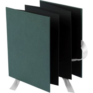 Goldbuch Leporello Papier de chanvre Midnight Green 10 photos 13x18 cm