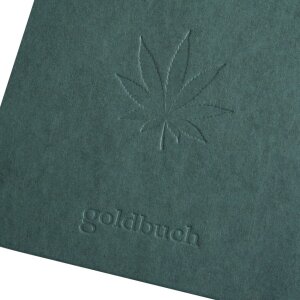 Goldbuch Leporello Papier de chanvre Midnight Green 10 photos 13x18 cm