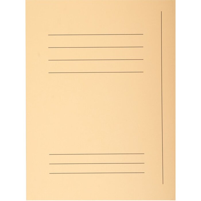 SuperFile 210 Beige Porte-documents 3 rabats DIN A4 50 pcs 24x32cm